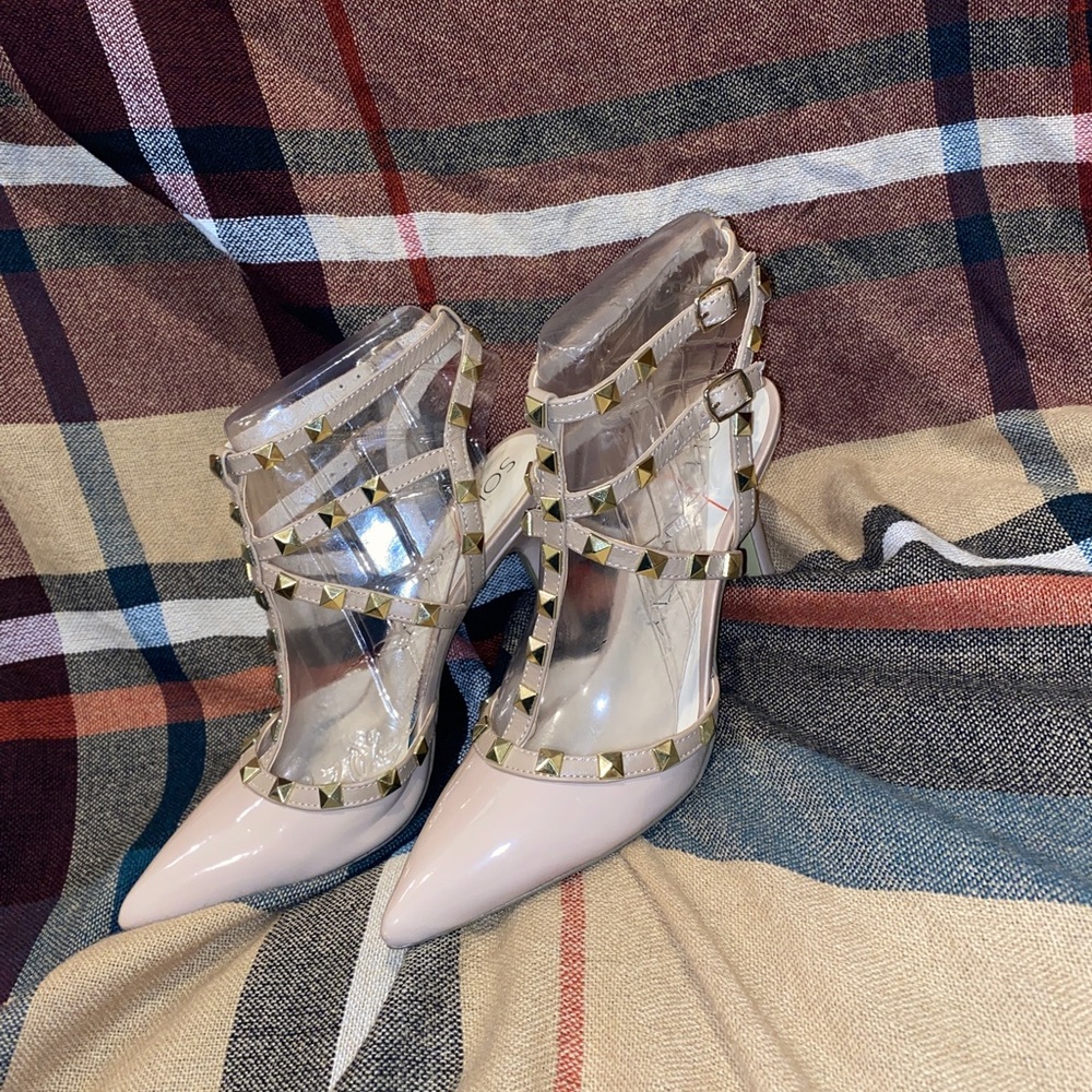 Sole/Society - beige high heels ♡